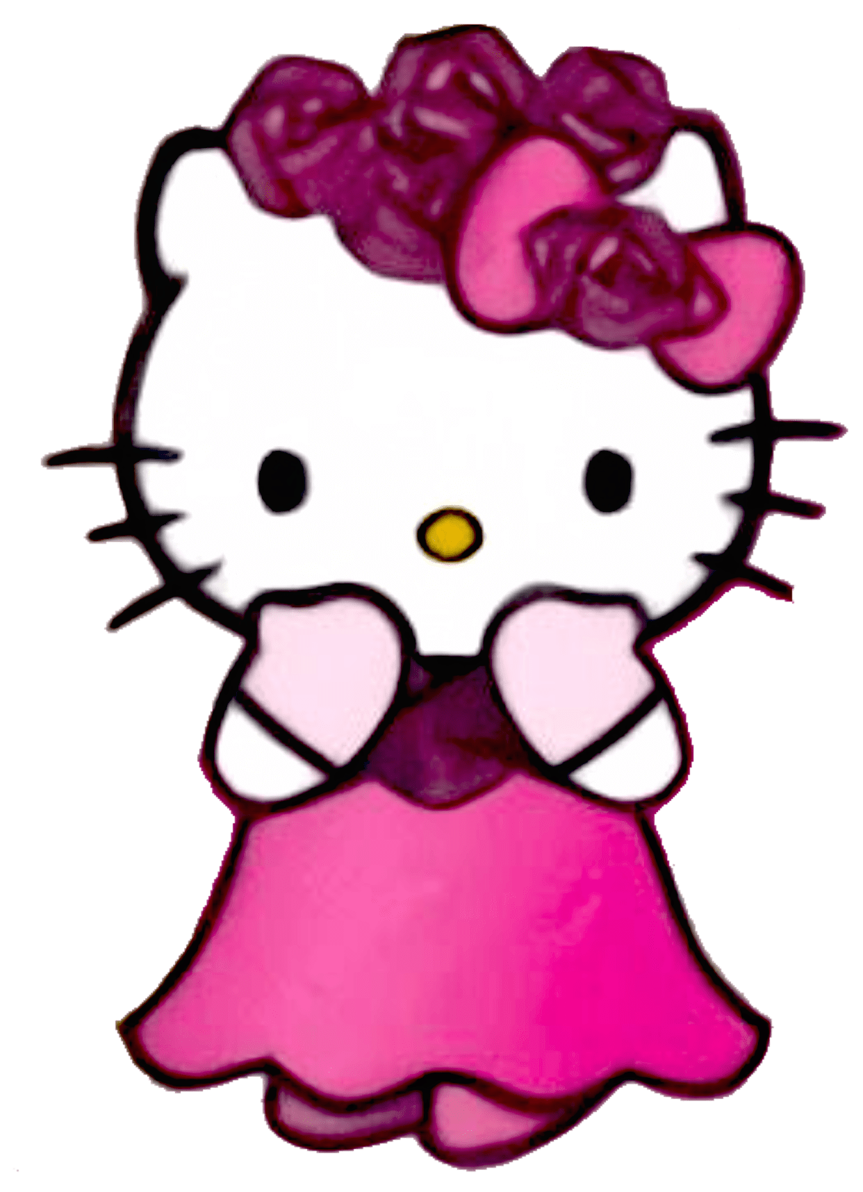 Hello kitty pin page clipart logo 6