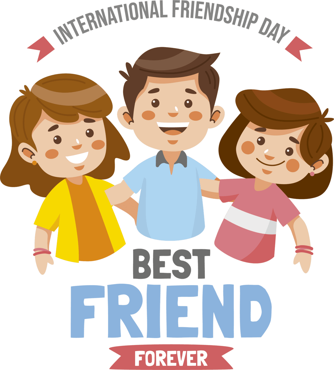 Ternational friendship day clipart free