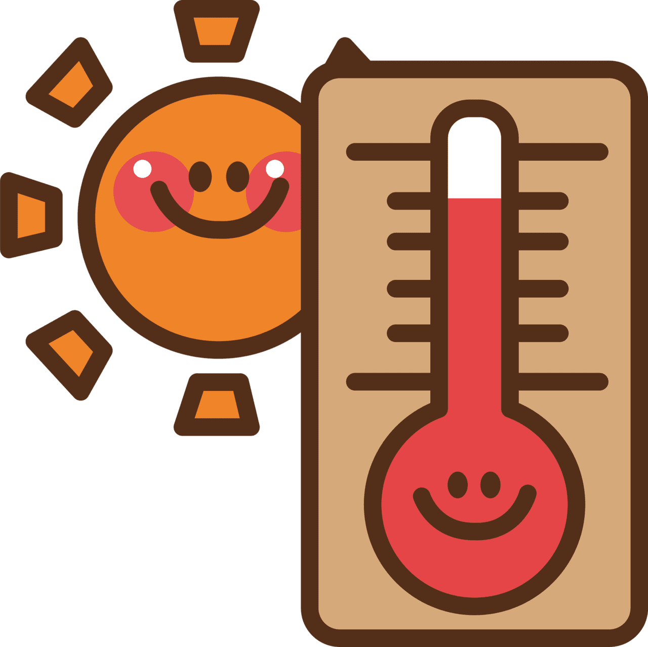 Thermometer weather clipart climate temperature hot cold medical doctor glass cute digital graphic design small mercial use clip art