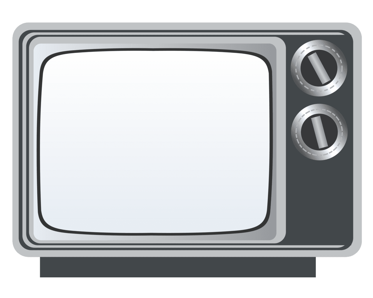 Tv old television clipart transparent