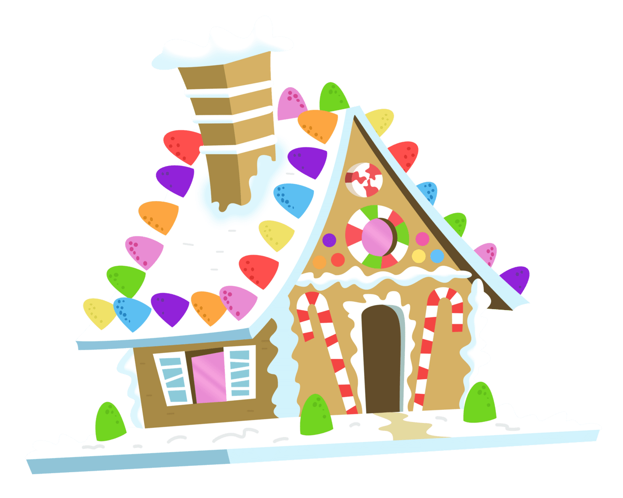 Gingerbread house by liamb clipart clip art