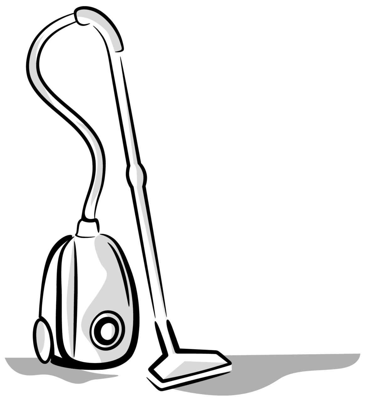 Cleaning vacuum cleaner clipart logo