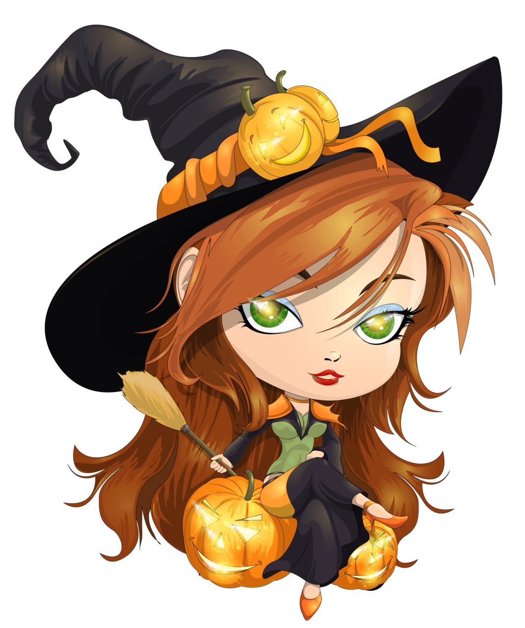 Witch pin page clipart photo