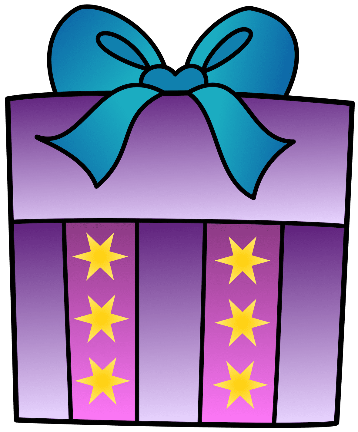 Present pin page clipart free