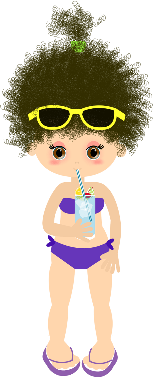 Swimming piscina praia desenho de bonequinhas clipart image