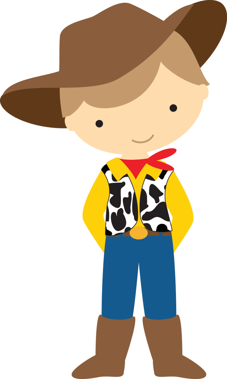 Cowboy pin page clipart background