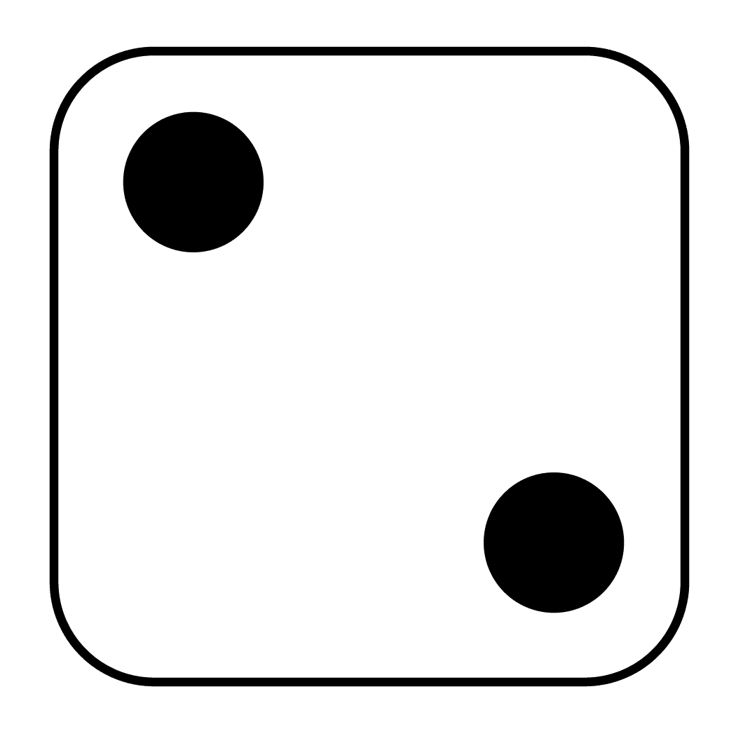 Dice page clipart logo