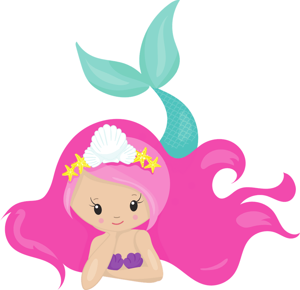 Mermaid art prints printed wall decor society clipart background