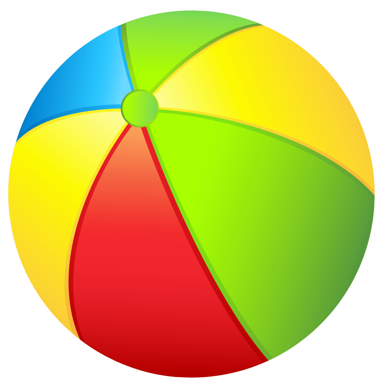 Beach ball pin page clipart background