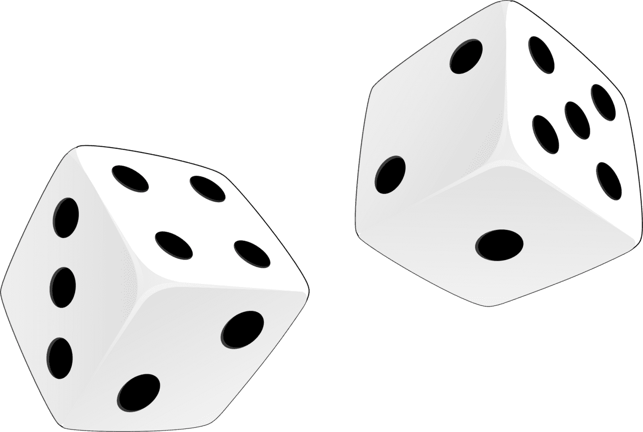 Dice game clipart background