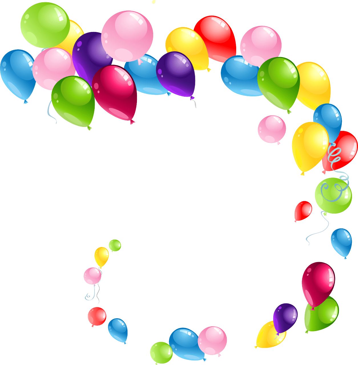 Confetti pin page clipart image