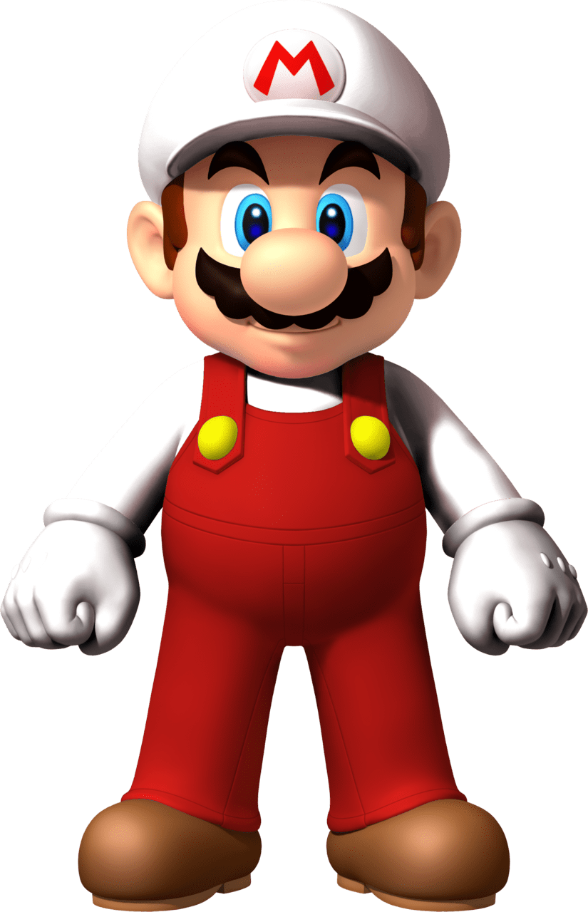 Fire mario new super bros wii by sunnyboiiii clipart logo