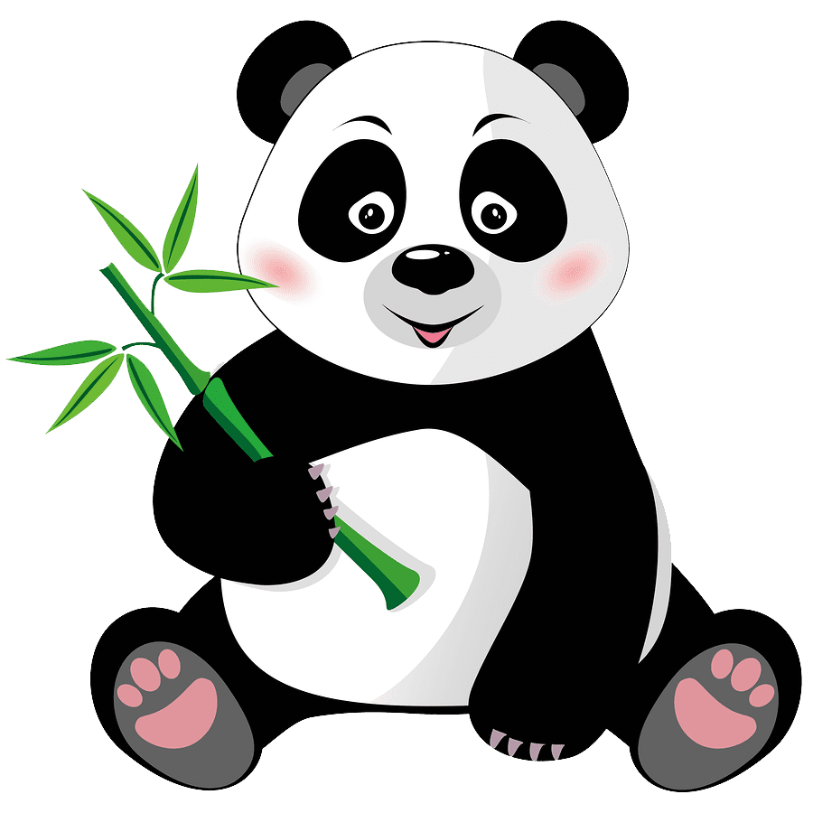 Panda clipart picture