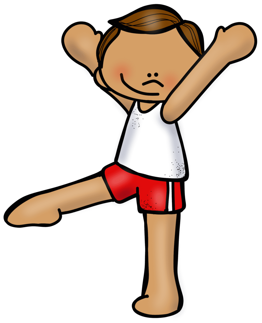 Exercise pin page clipart clip art