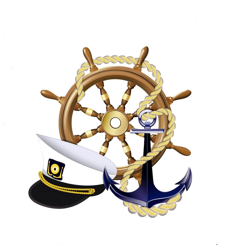 Anchor ship wheel hat clipart free