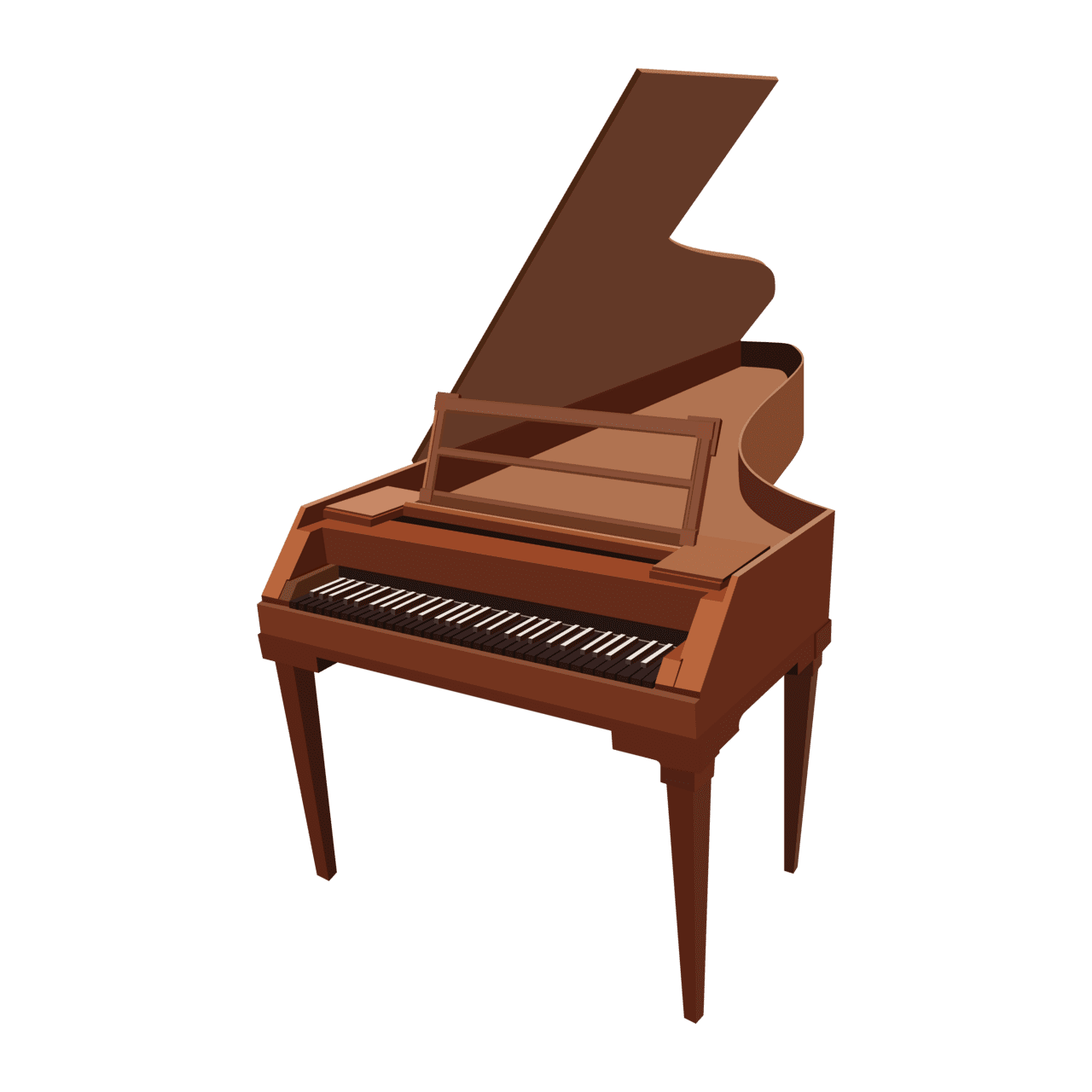 Classicism piano clipart clip art