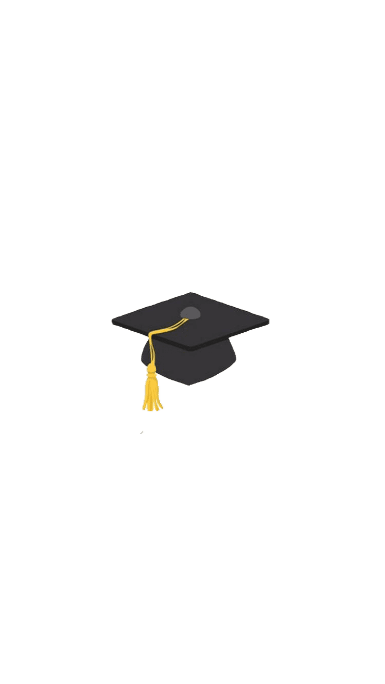 Graduation hat page clipart transparent