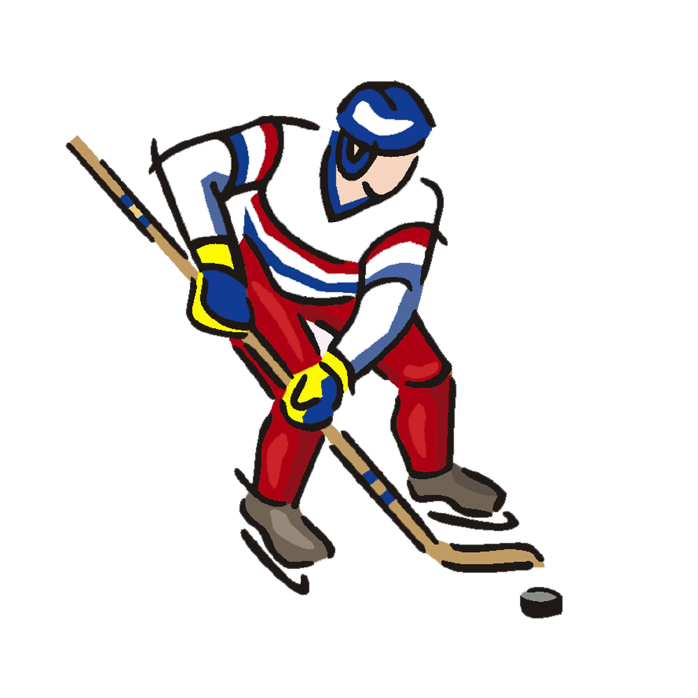 Hockey treasure hunt game clipart clip art