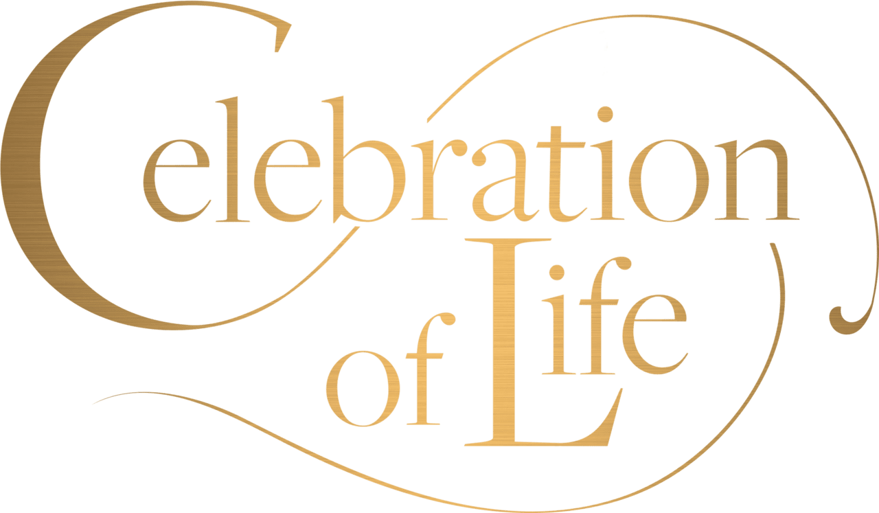 Celebration of life design clipart large size image