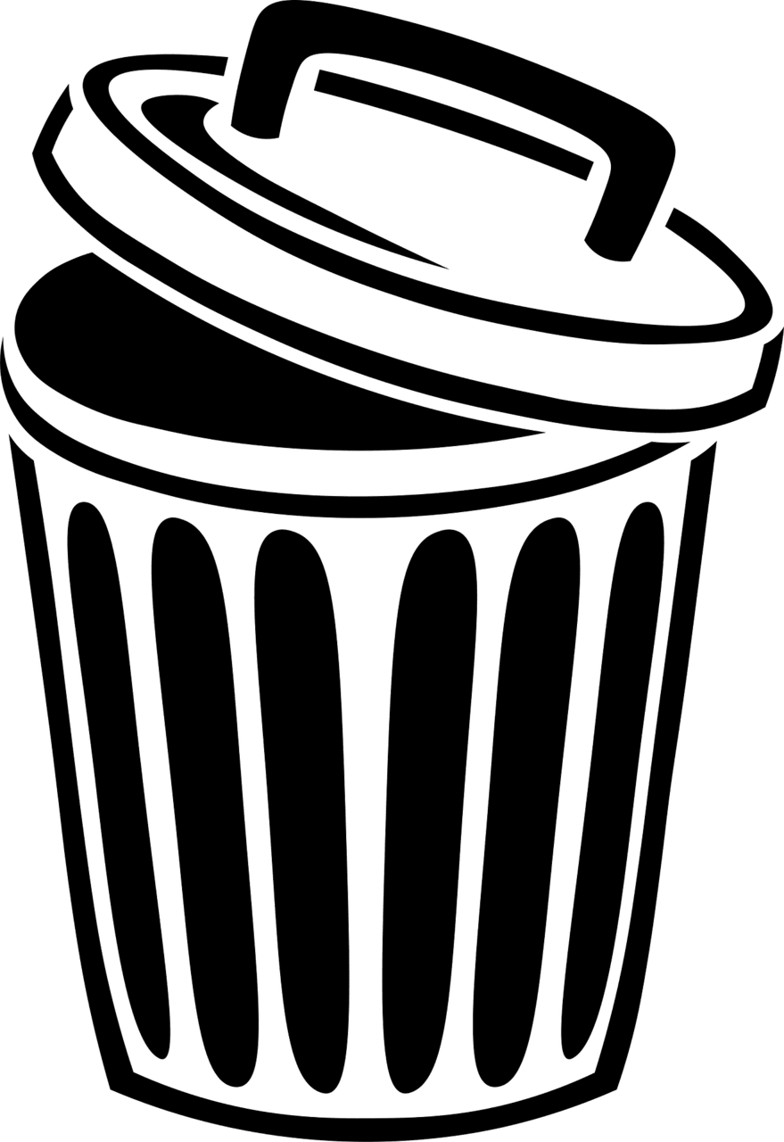 Trash can trashcan images clipart