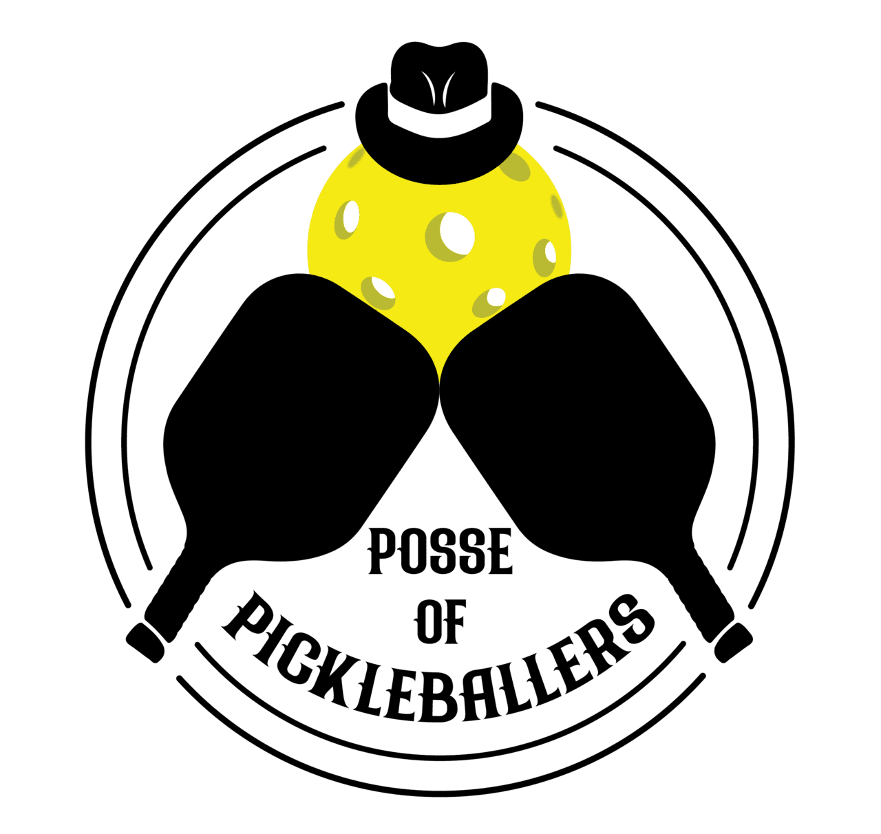 Peoria az pickleball tee posse of ers clipart transparent