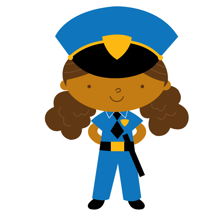 Police pin page clipart image 2