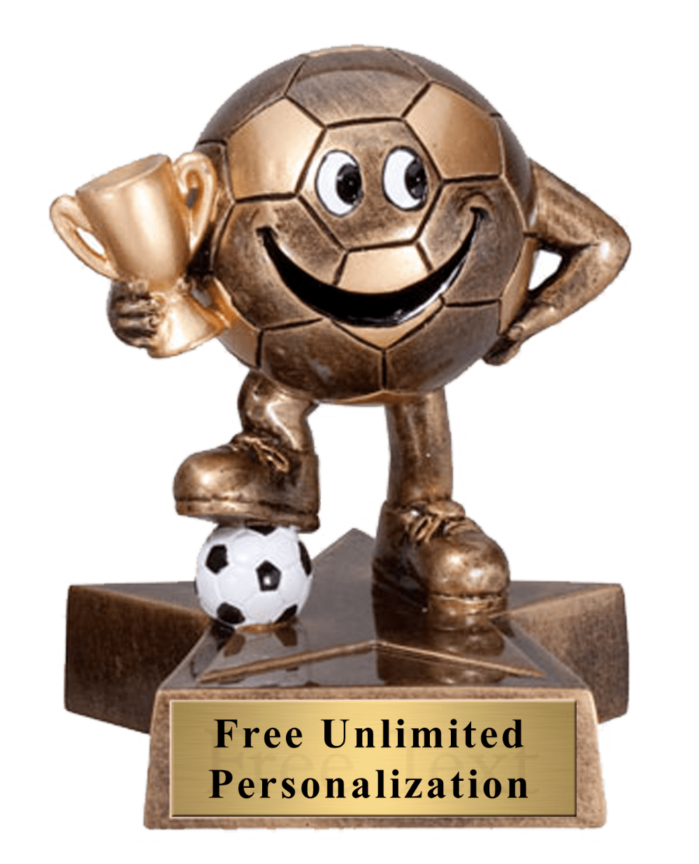 Trophy little buddy soccer trophies clipart free