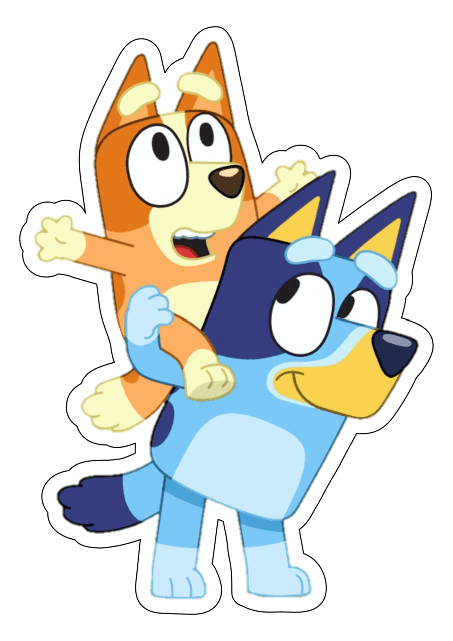 Bluey bingo enho de cachorros personagem fict cio infantil divertido disney plus anivers rio fundo art poin clipart vector