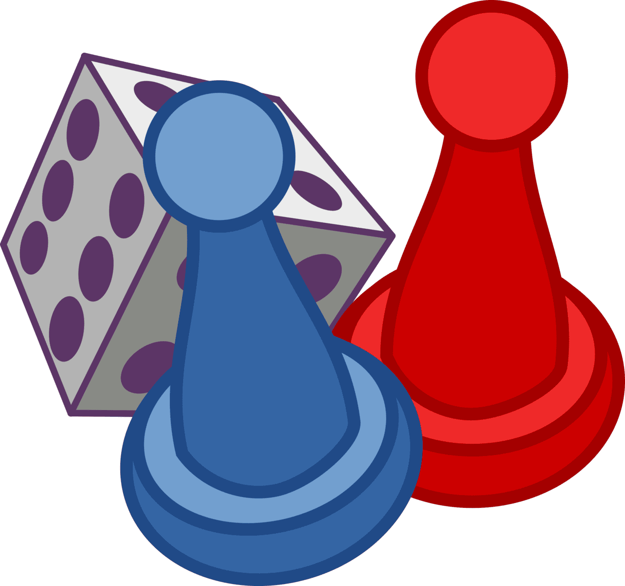 Dice ludo games clipart picture