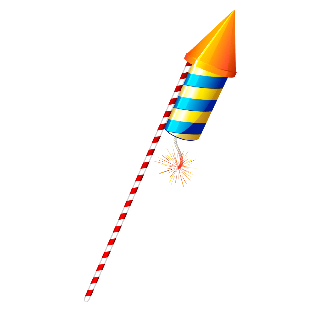 Rocket cracker clipart vector