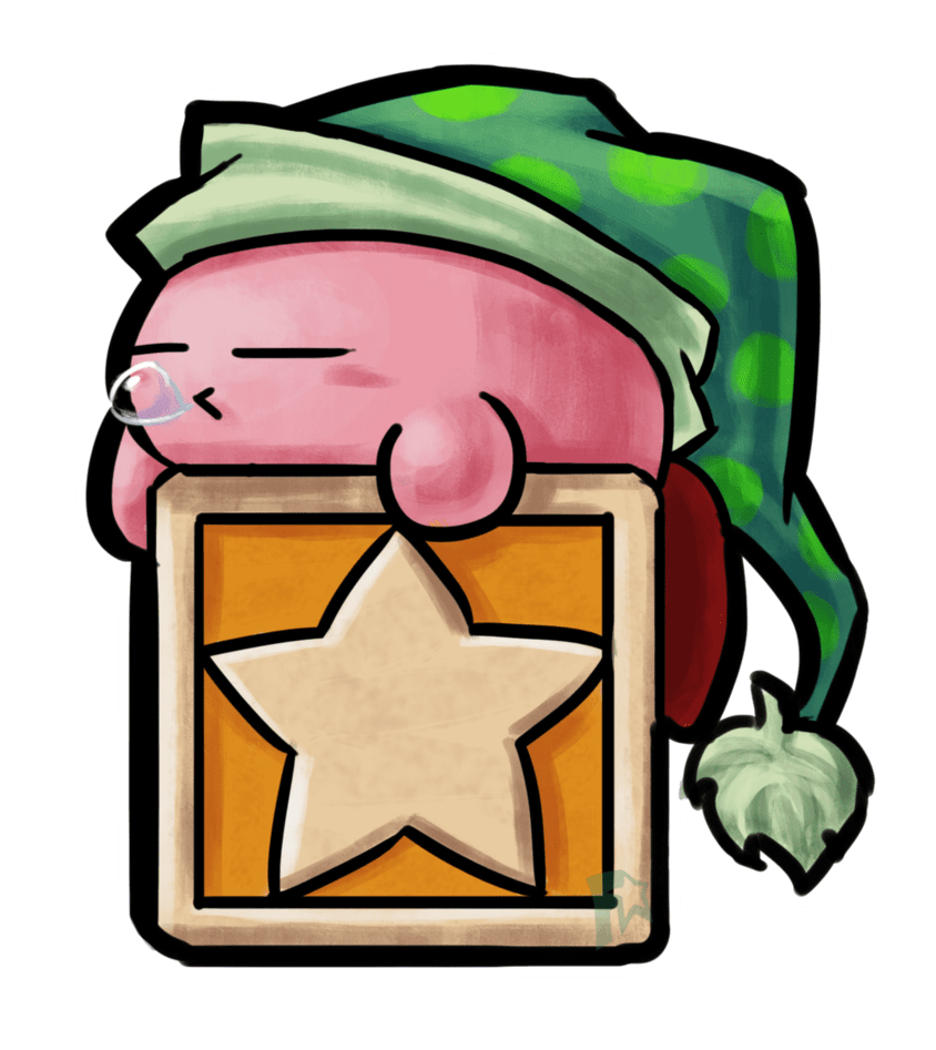 Sleeping kirby by frostystar deviantart clipart vector