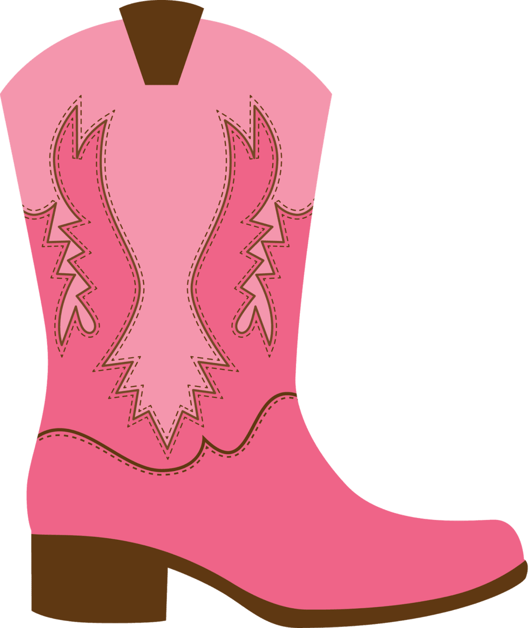 Cowgirl boots of the cowboys clipart oh my vector