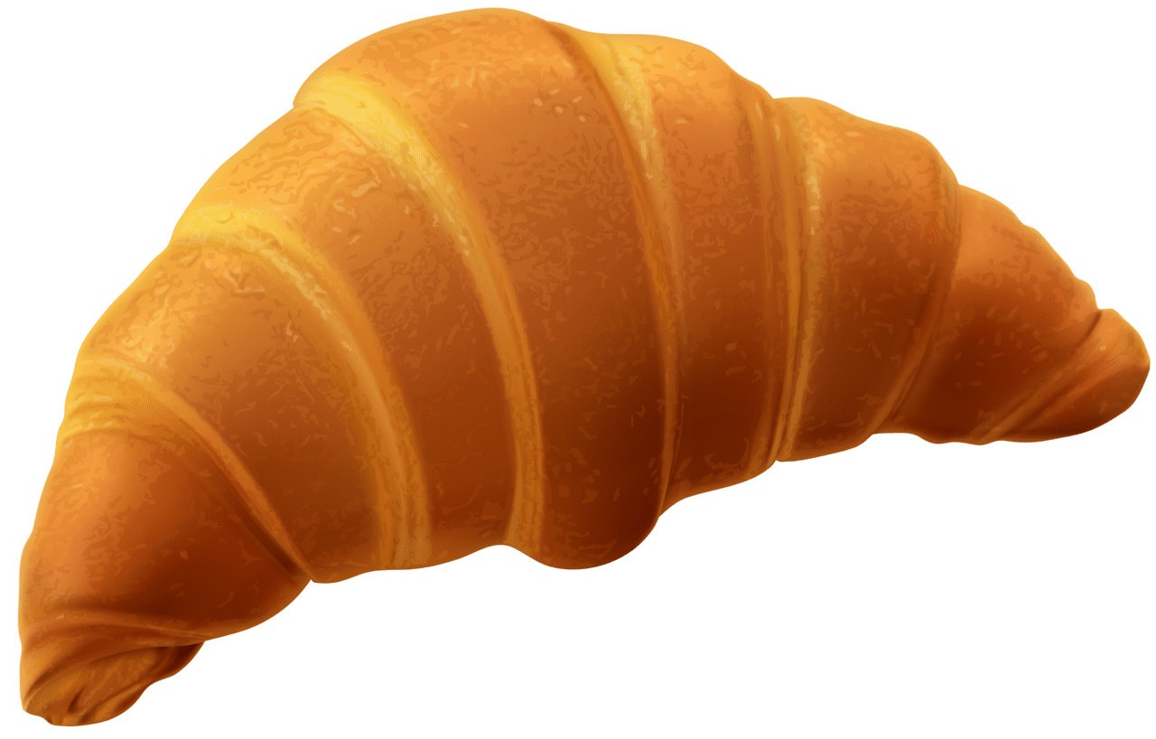 Bread croissant image for clipart