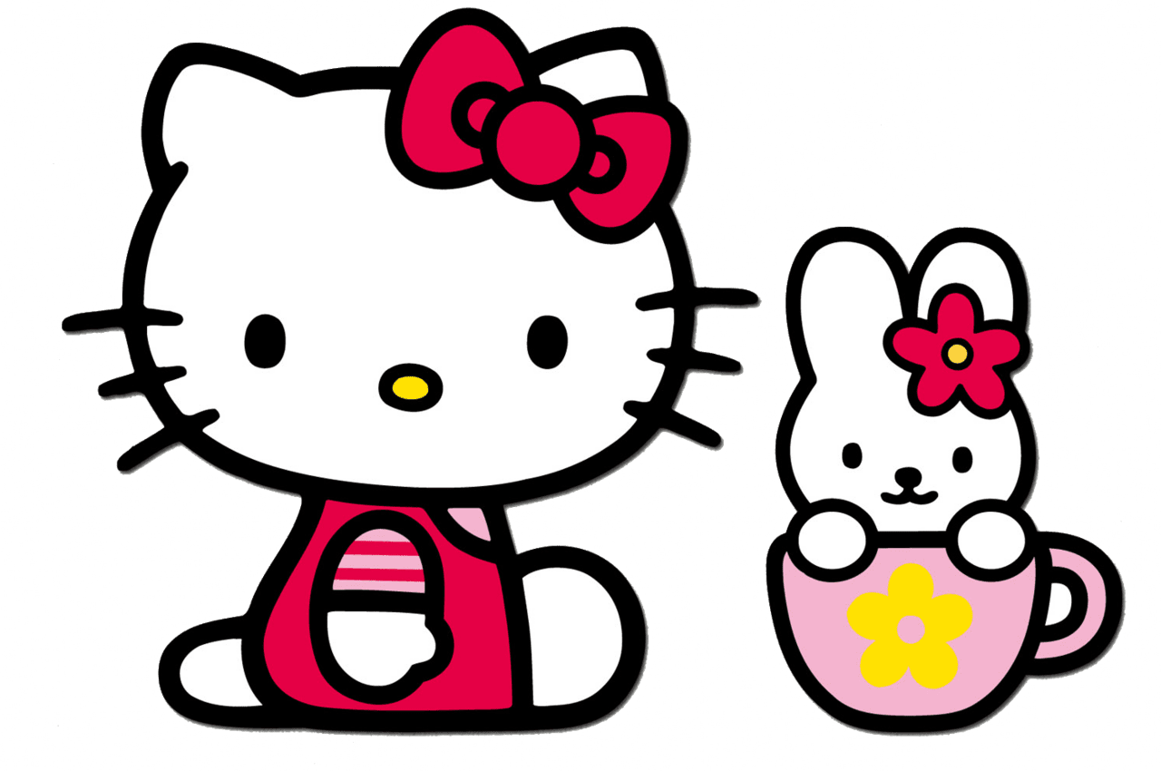 Hello kitty pin page clipart free 5