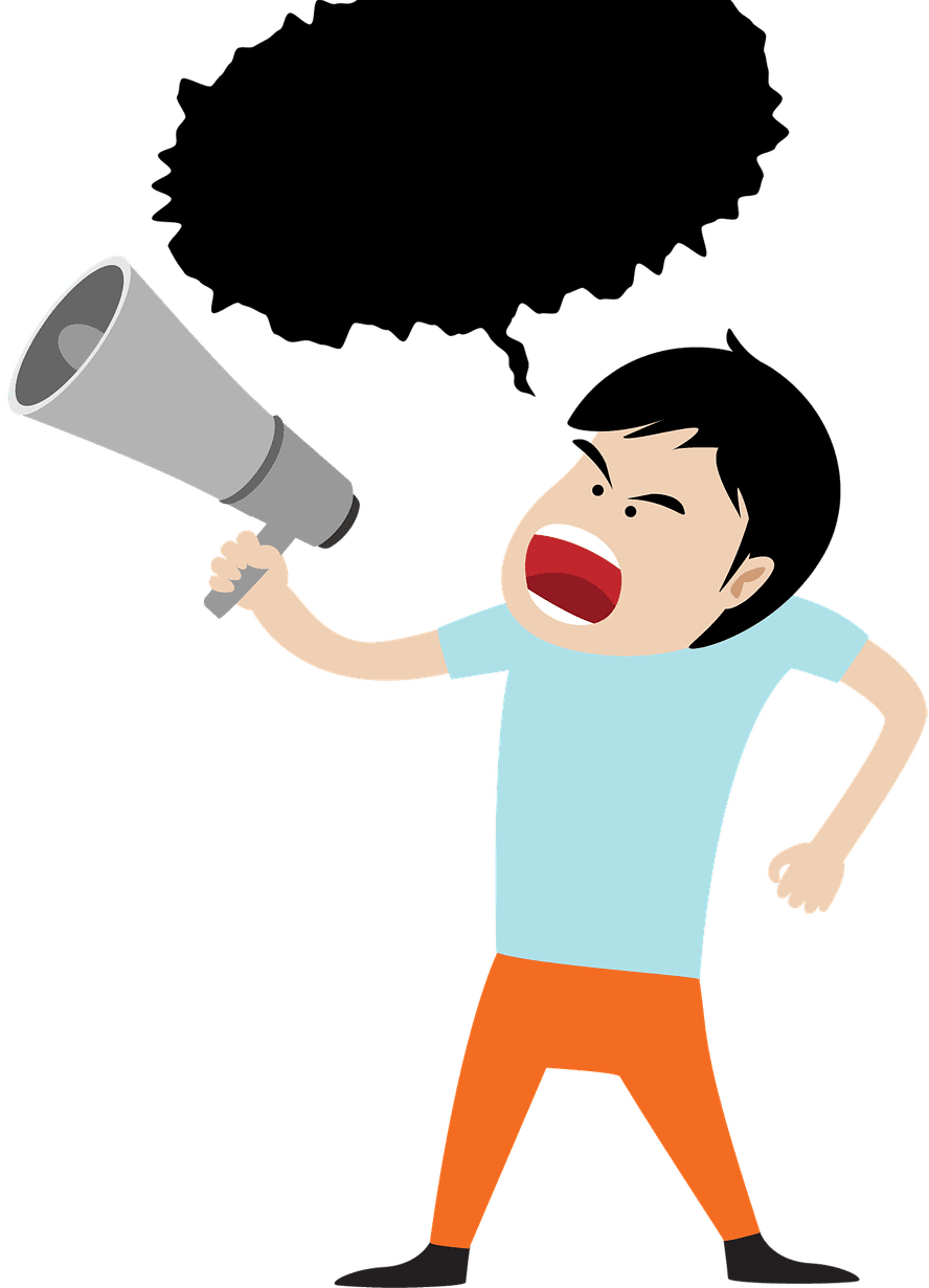 Megaphone what to do if someone is making false accusations against you clooten law hermiston pendleton clipart photo