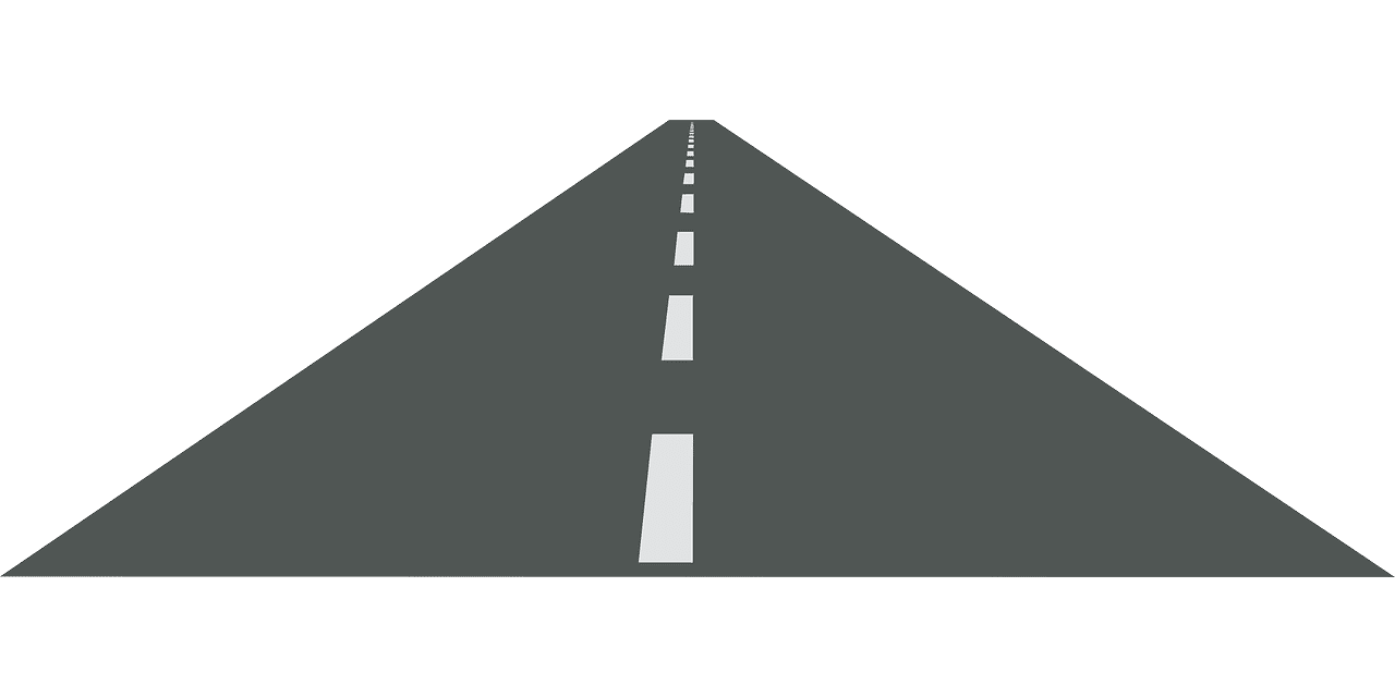 Photo of street highway road straight vector graphics from clipart