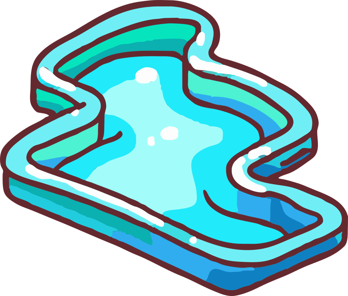 Swimming pool graphic clipart design background