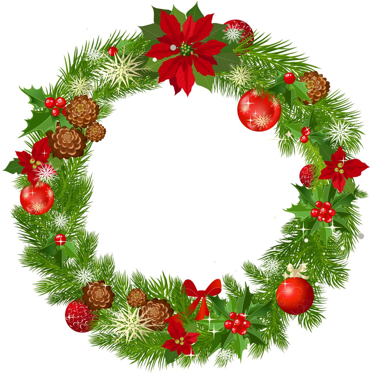 Christmas wreath clipart decorations wreaths photo