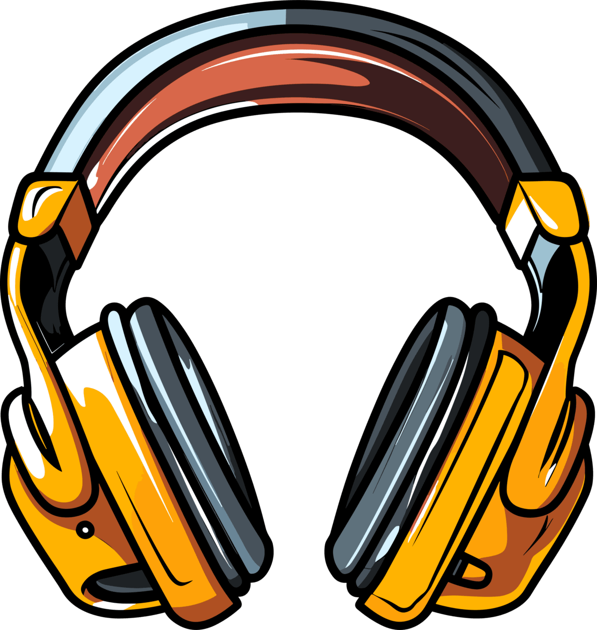 Headphones clipart design vector