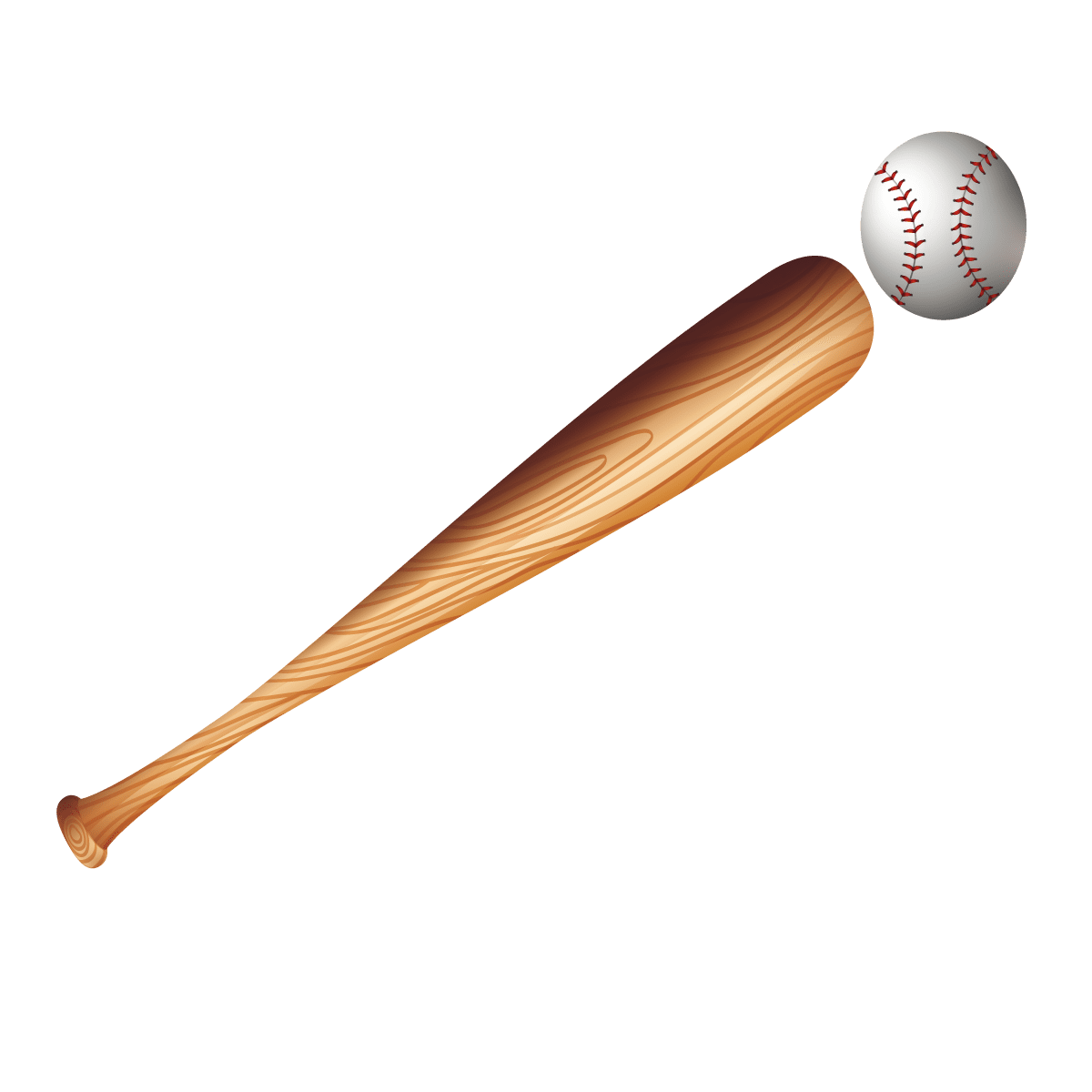 Baseball bat animation vecteur vector clipart