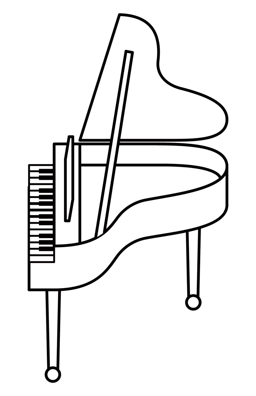 Piano clipart transparent