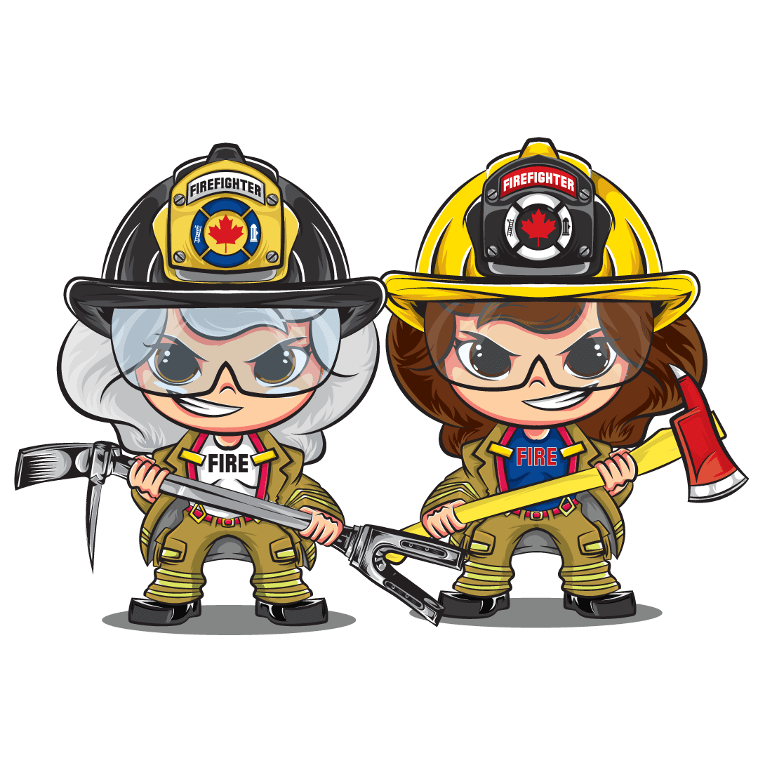 Firefighter pin page clipart photo 2