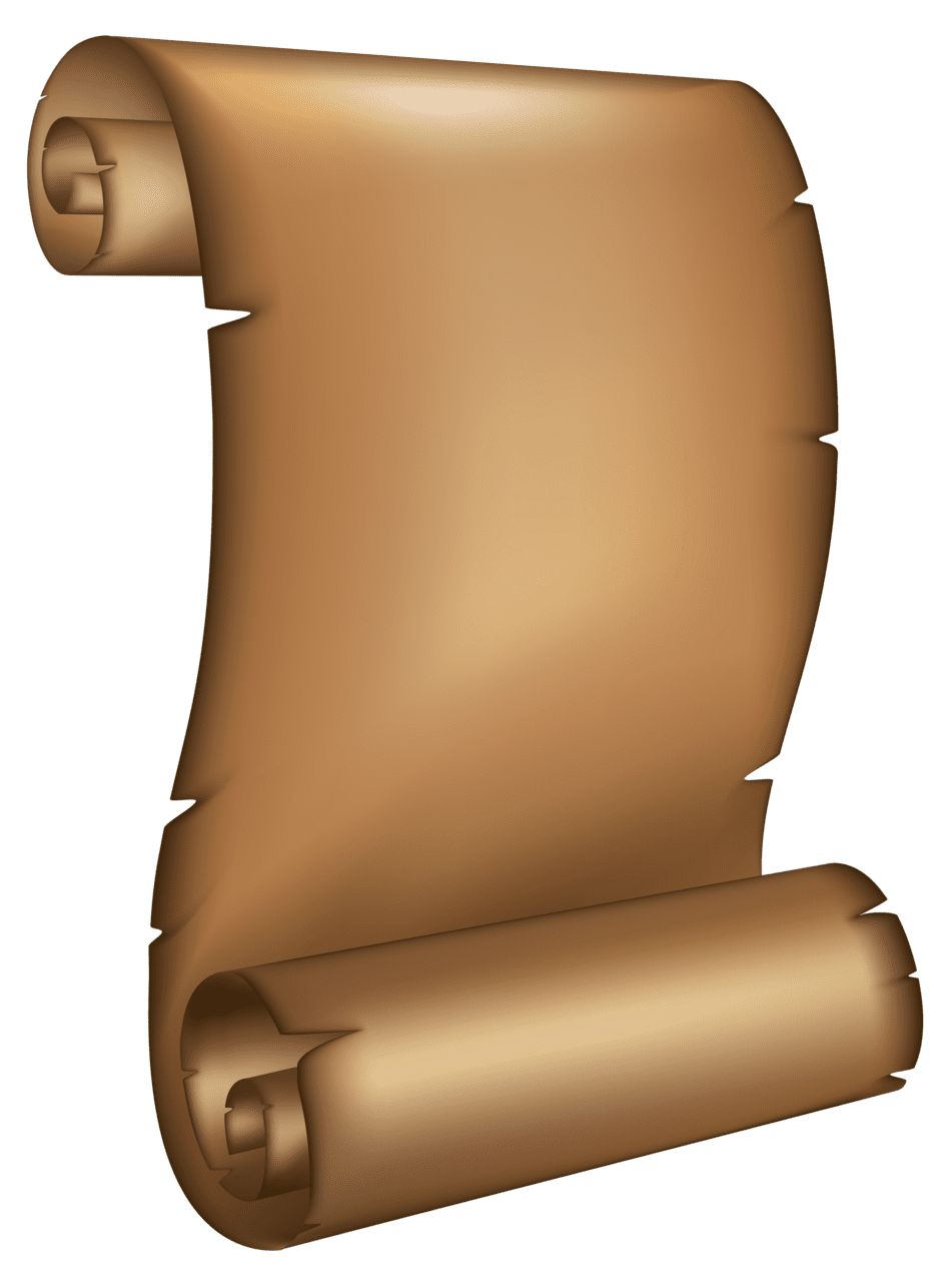 Ancient scroll ed paper clipart image