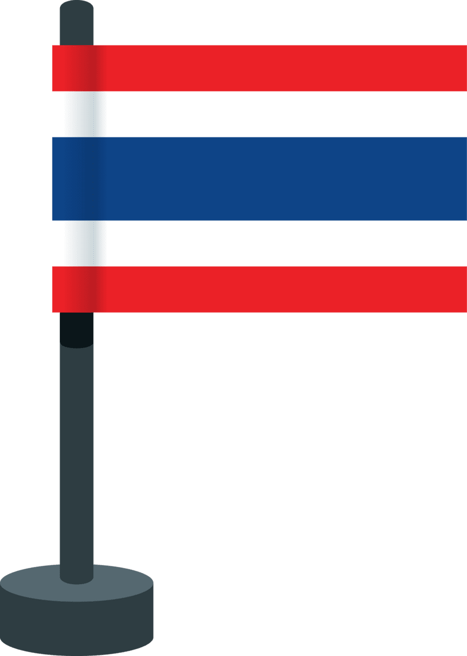 Thai flag clipart free
