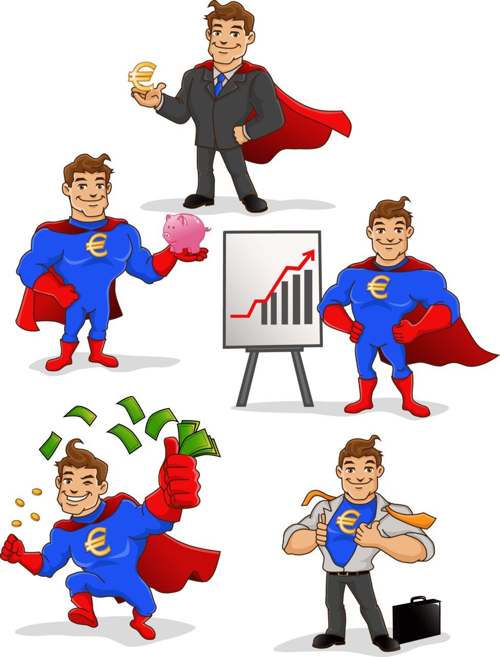 Superhero pin page clipart logo 4