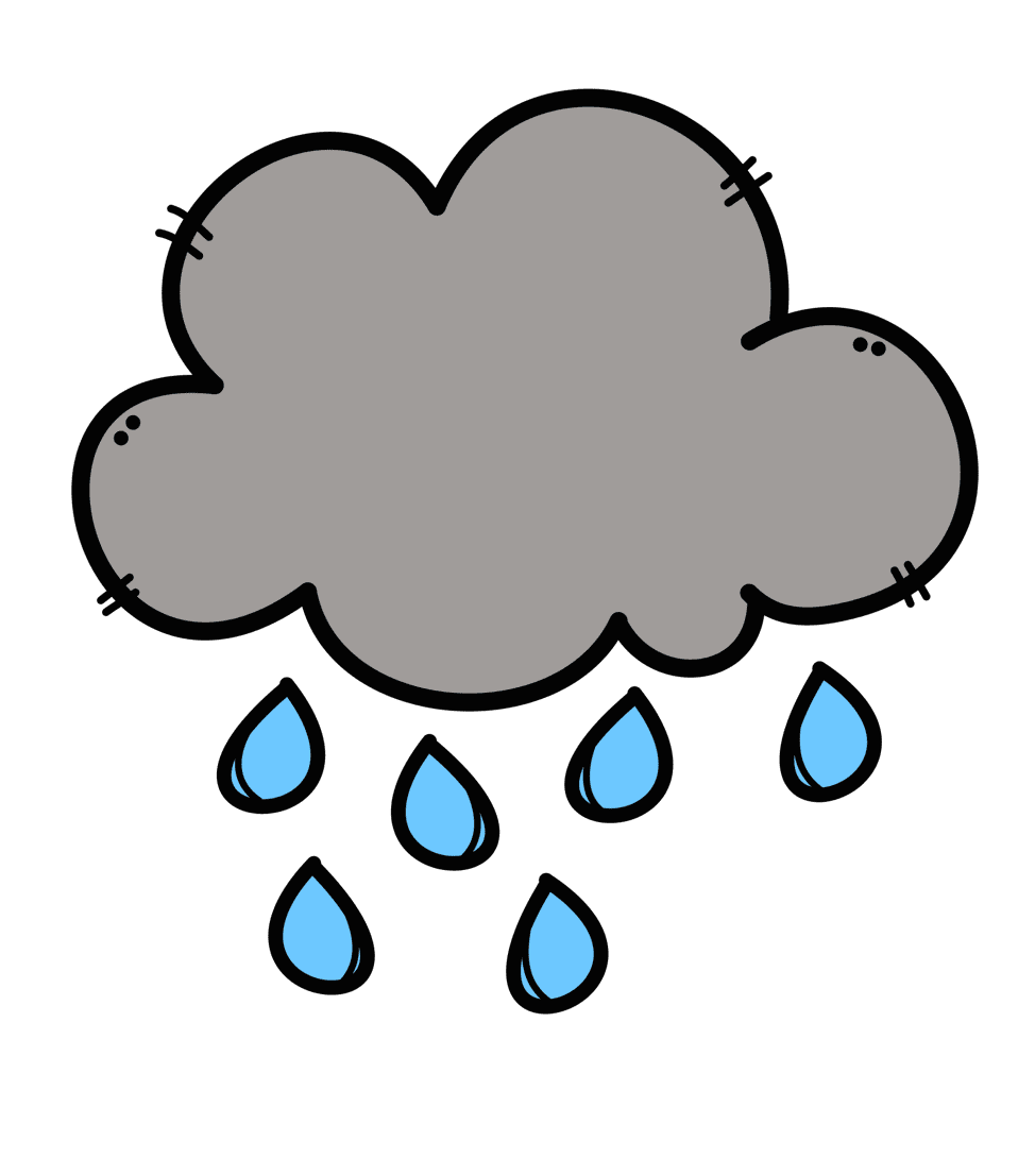 Rain pin page clipart logo