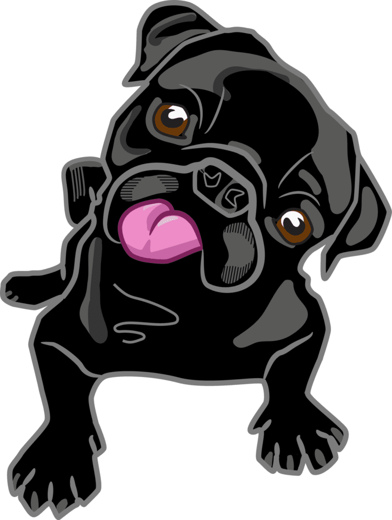 Bulldog pin page clipart clip art 2