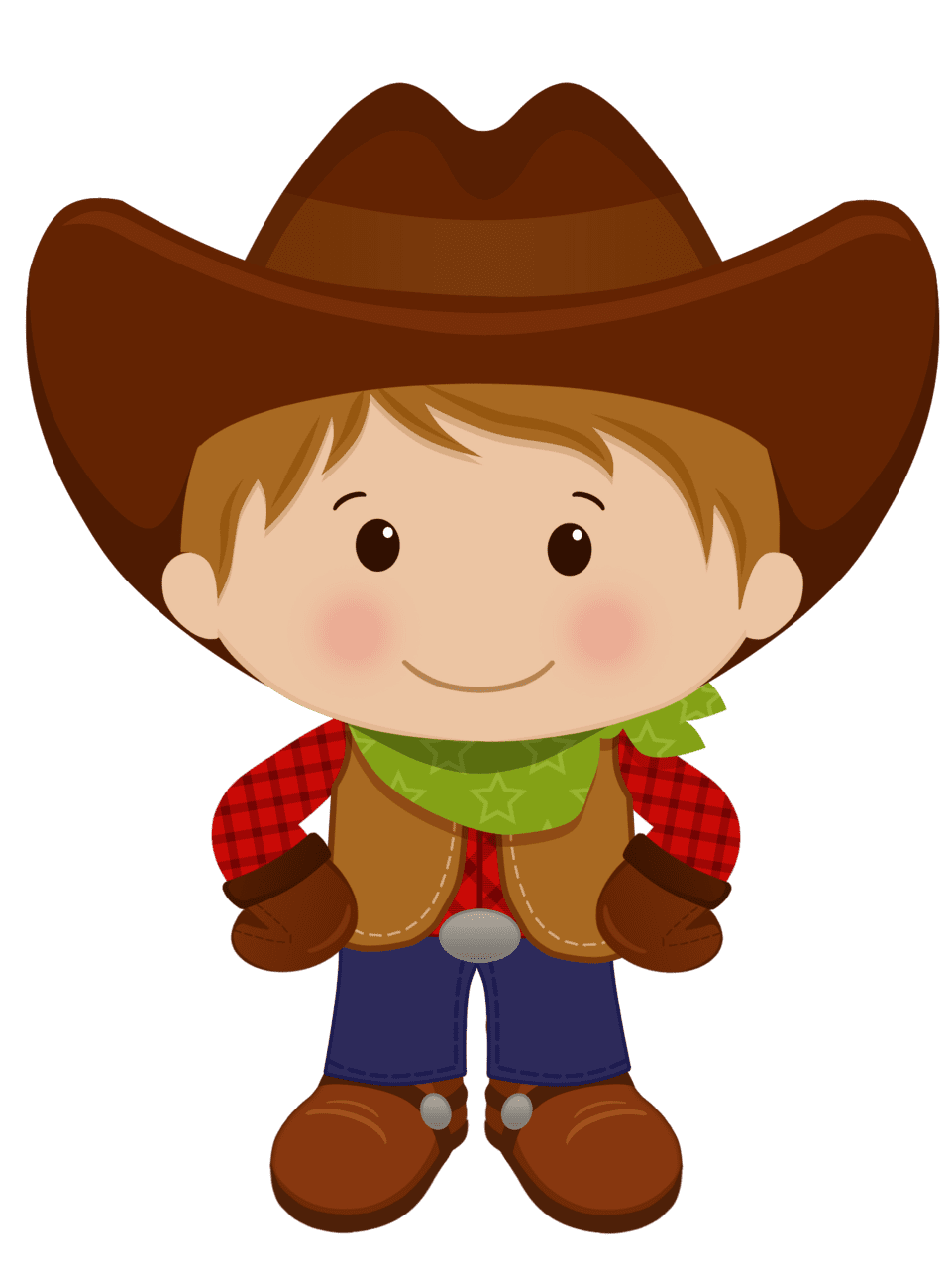 Cowgirl hat cowboy handkerchief clipart background