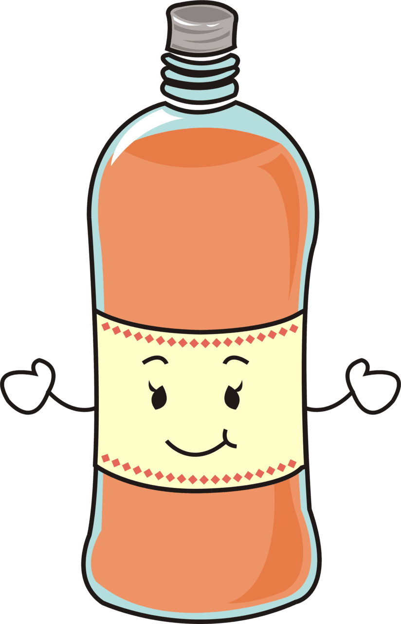 Bottle clipart water cartoon image with no background