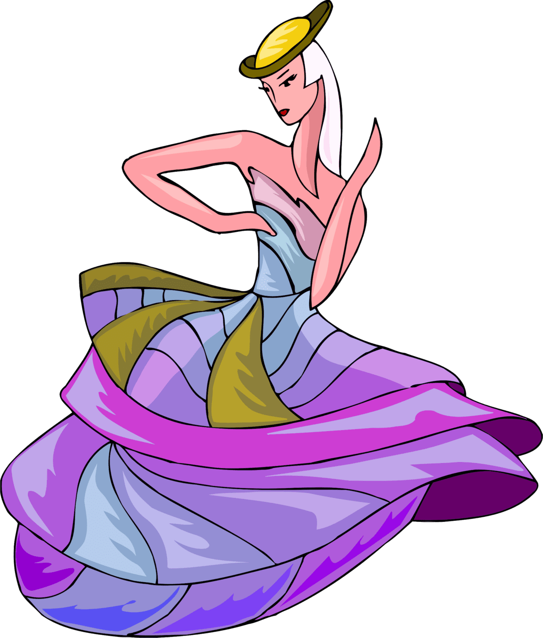 Dancer clipart vector